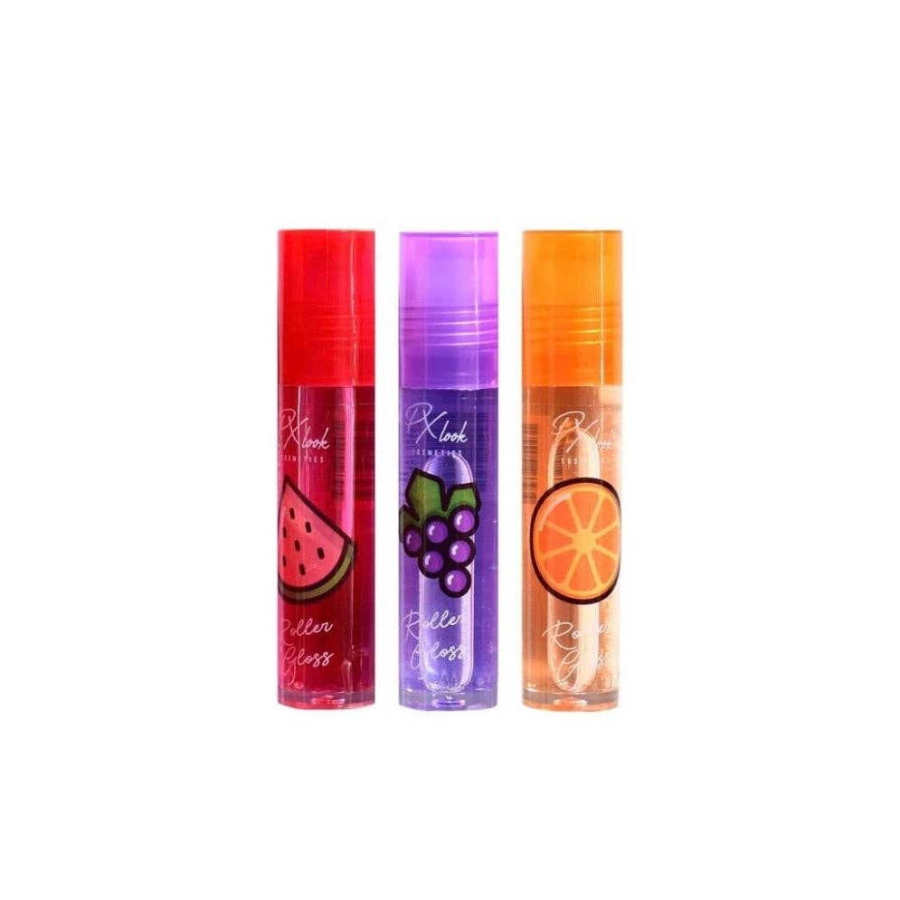 Efon International Corp. – Großhandel Lipgloss – Roller Gloss - 6 Fruchtgeschmack Hochglanz Glatter Lipgloss2