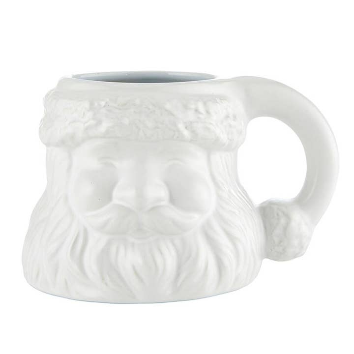 Slant Collections by Creative Brands - Wholesale Coffee Mug - Santa Face Mug - White