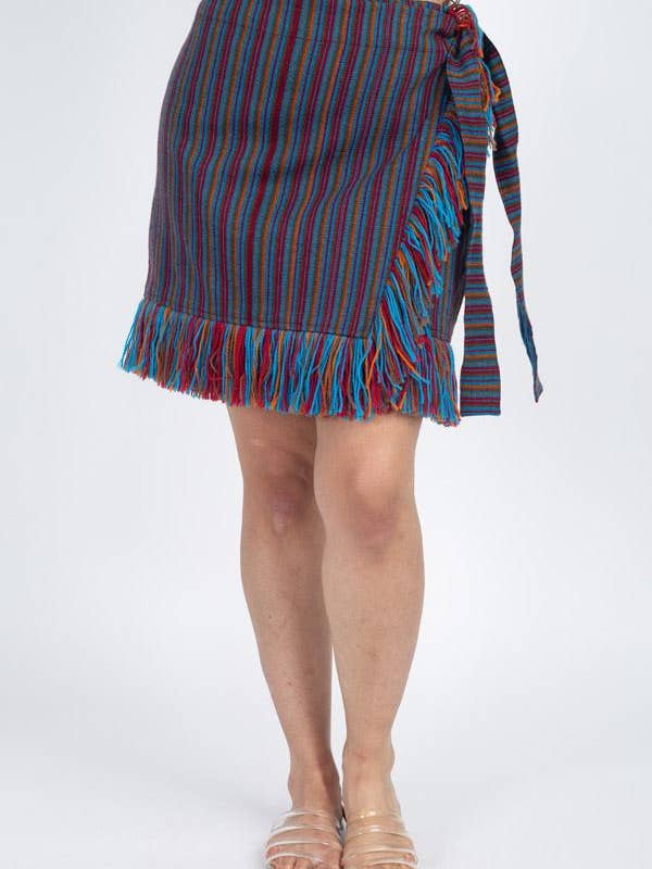 Women's Woven Winter Mini Skirt for wholesale by Lakhays Collection Inc.