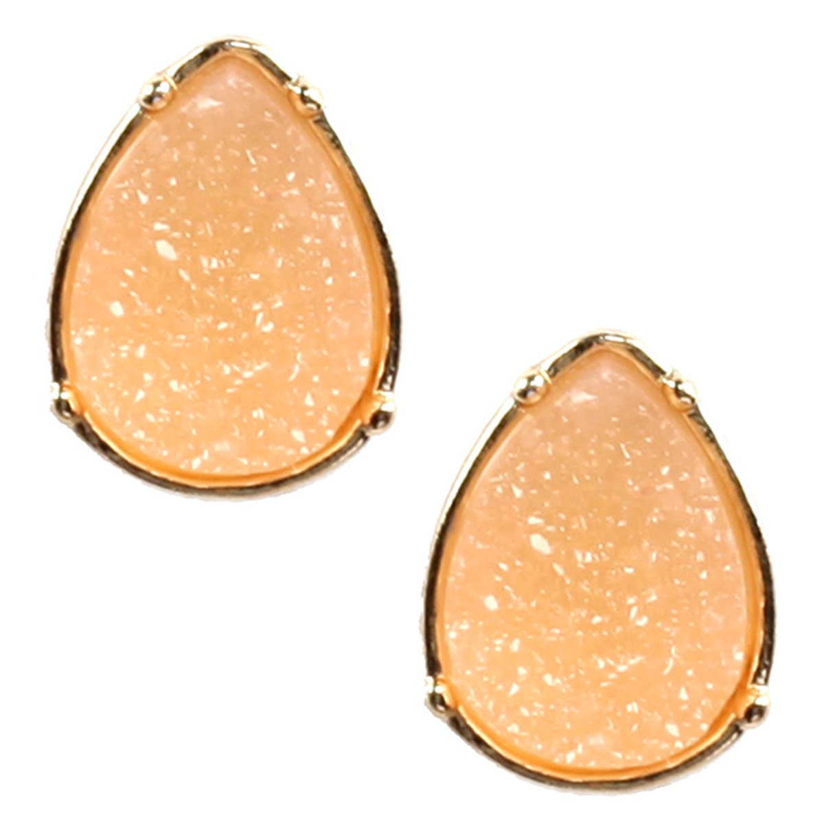 MYS Wholesale Inc - Wholesale Stud/Post Earrings - Druzy Teardrop Post Earrings7