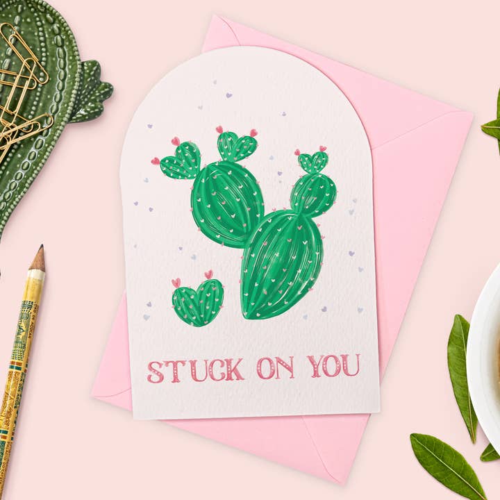 Sjovt jubilæumskort | Fast på dig Western kærlighedskort for engroshandel hos Vero Illustrates Art Prints and Greeting Cards