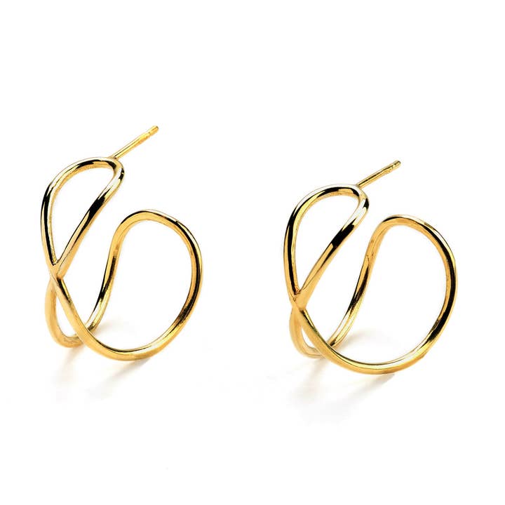 Analema Tierra Earrings (Gold) for wholesale by HYPATIA