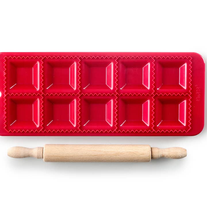 Ibili – wholesale Kitchen tool/gadget – IBILI - Square ravioli mold with roller
