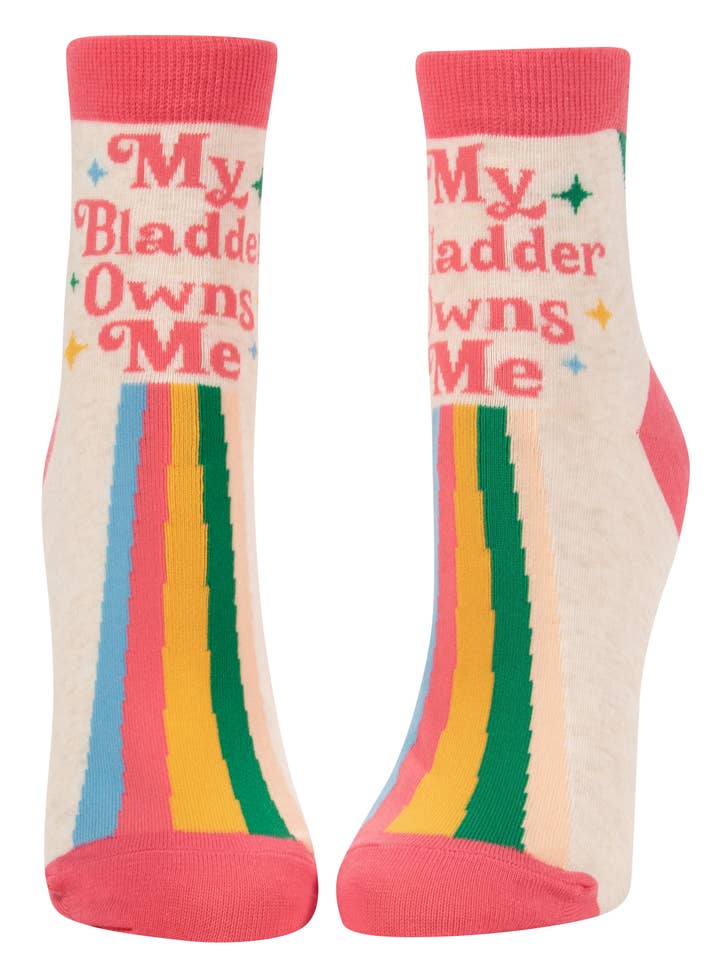 Incognito - Wholesale Socks - Women's - My Bladder Owns Me Ankle Socks - new!