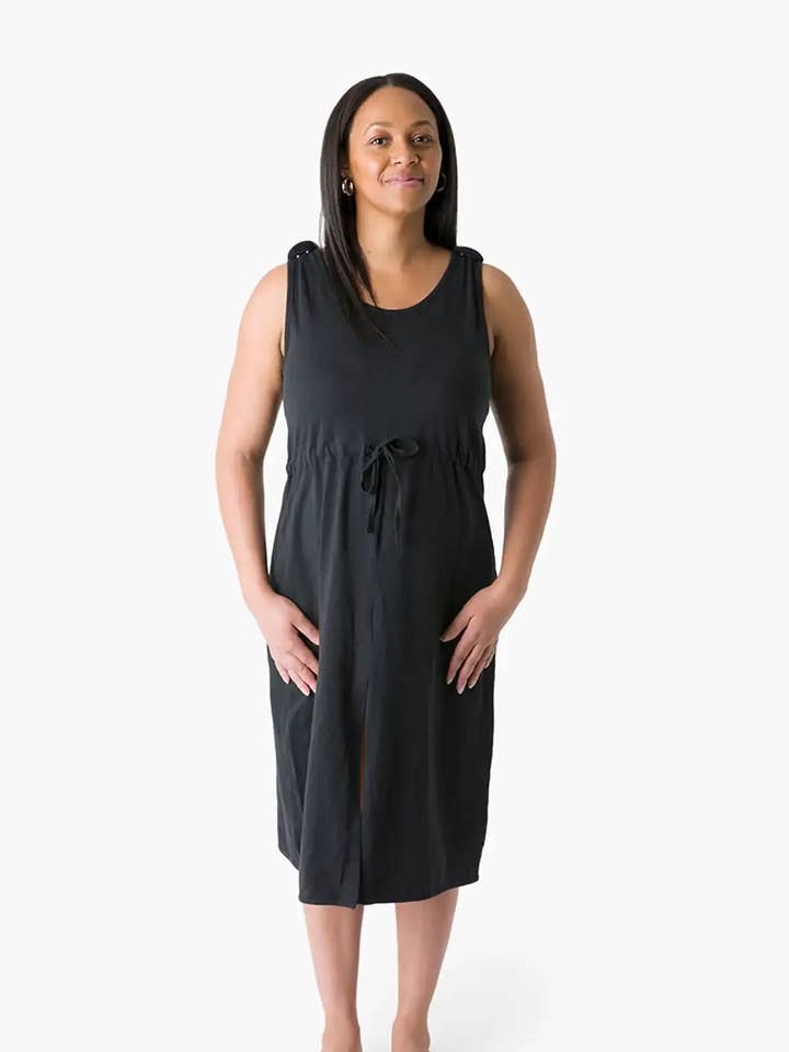 Monica + Andy - Wholesale Dress – Maternity - Maternity Labor Gown_Black0