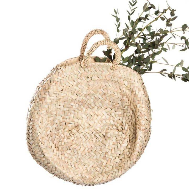 Braided Palm Round Bag for wholesale by COSYDAR-DECO
