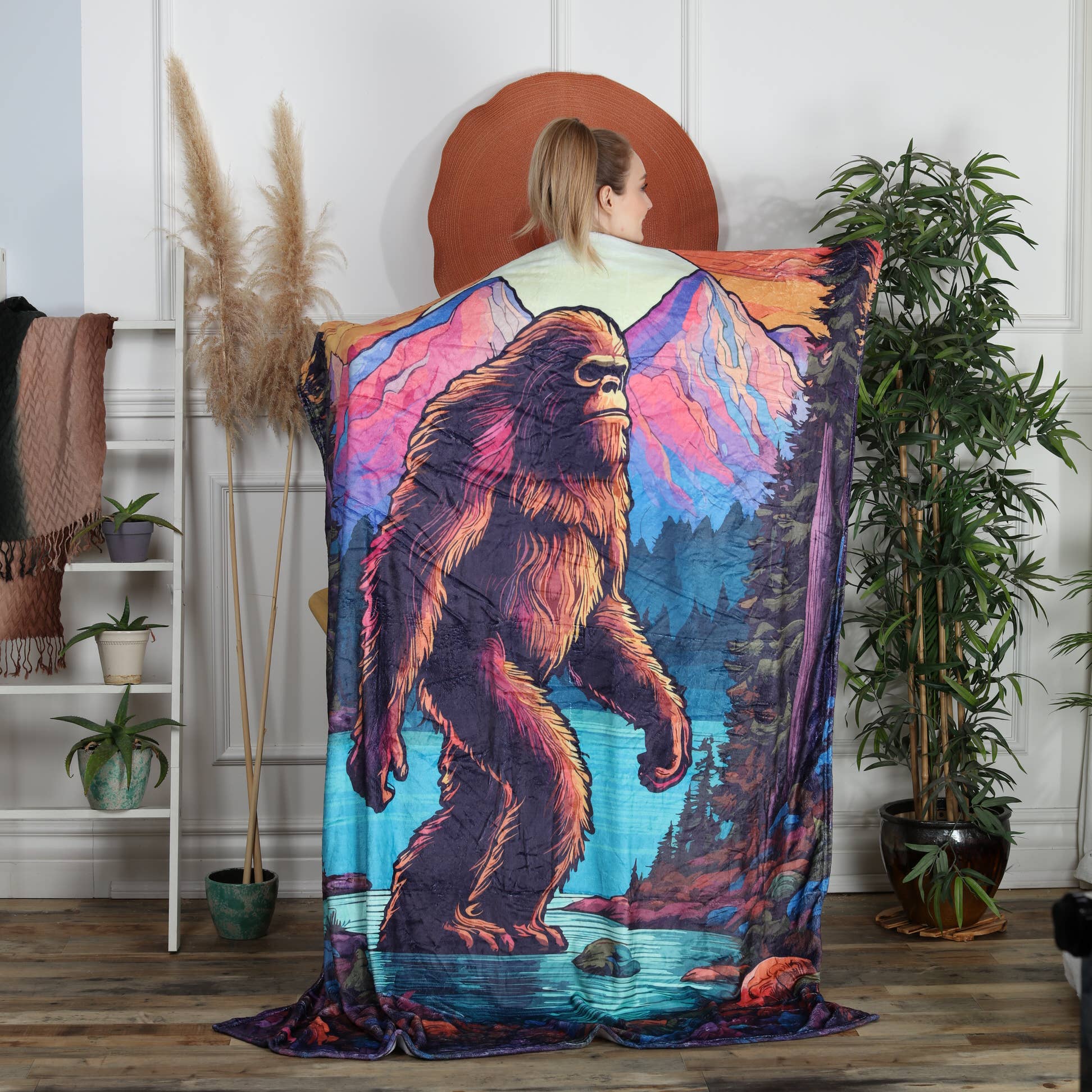 The Collection Royal / Royal Handicrafts - Venta al por mayor Mantas de sofá - Manta de franela de forro polar hippie bohemio2