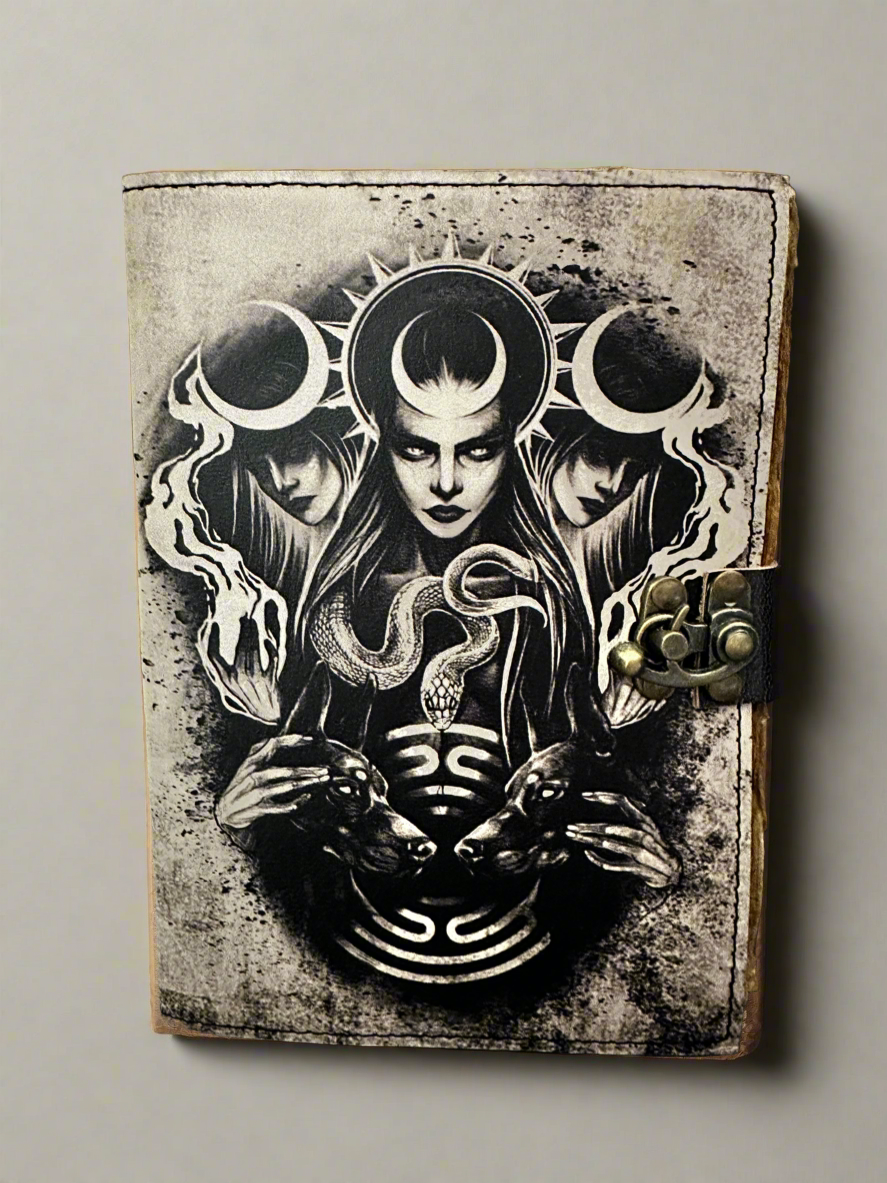 SunlitSage - Wholesale Journal/Diary - Hekate Journal | Hecate | Leather Journal | Blank Vintage Notebook1