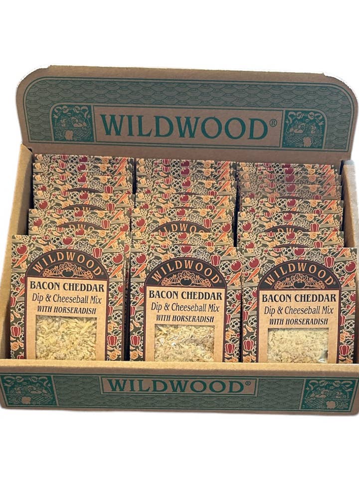 Bacon Cheddar Dip Mix Case for wholesale by Wildwood Specialty Foods