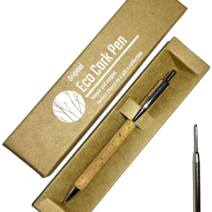 Ecolif3 – Großhandel Stift – Öko-Kork-Kugelschreiber mit Mine (glatt)