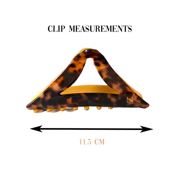 Nadora Iman - Wholesale Hair Clip - Women's - Big Triangle Dual Color Claw Clip