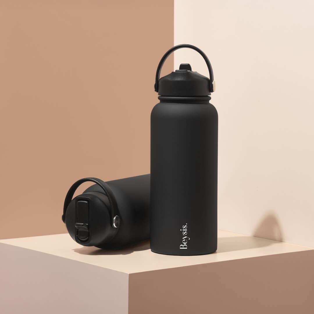 Beysis – wholesale Vattenflaska – 30,5 oz / 900 ml flaska med sugrör43