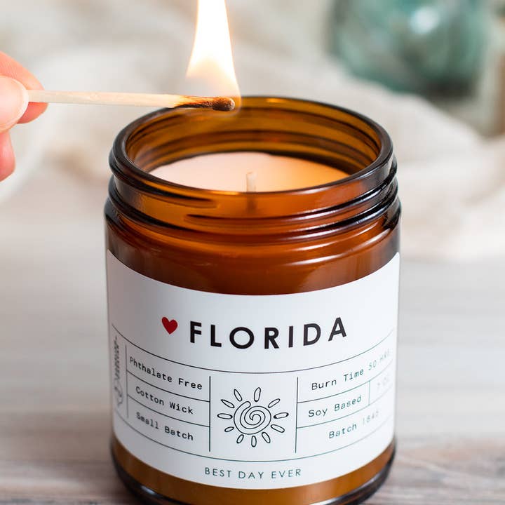 Rambling Caravan - Wholesale Jar/Filled Candle - Florida Candle13