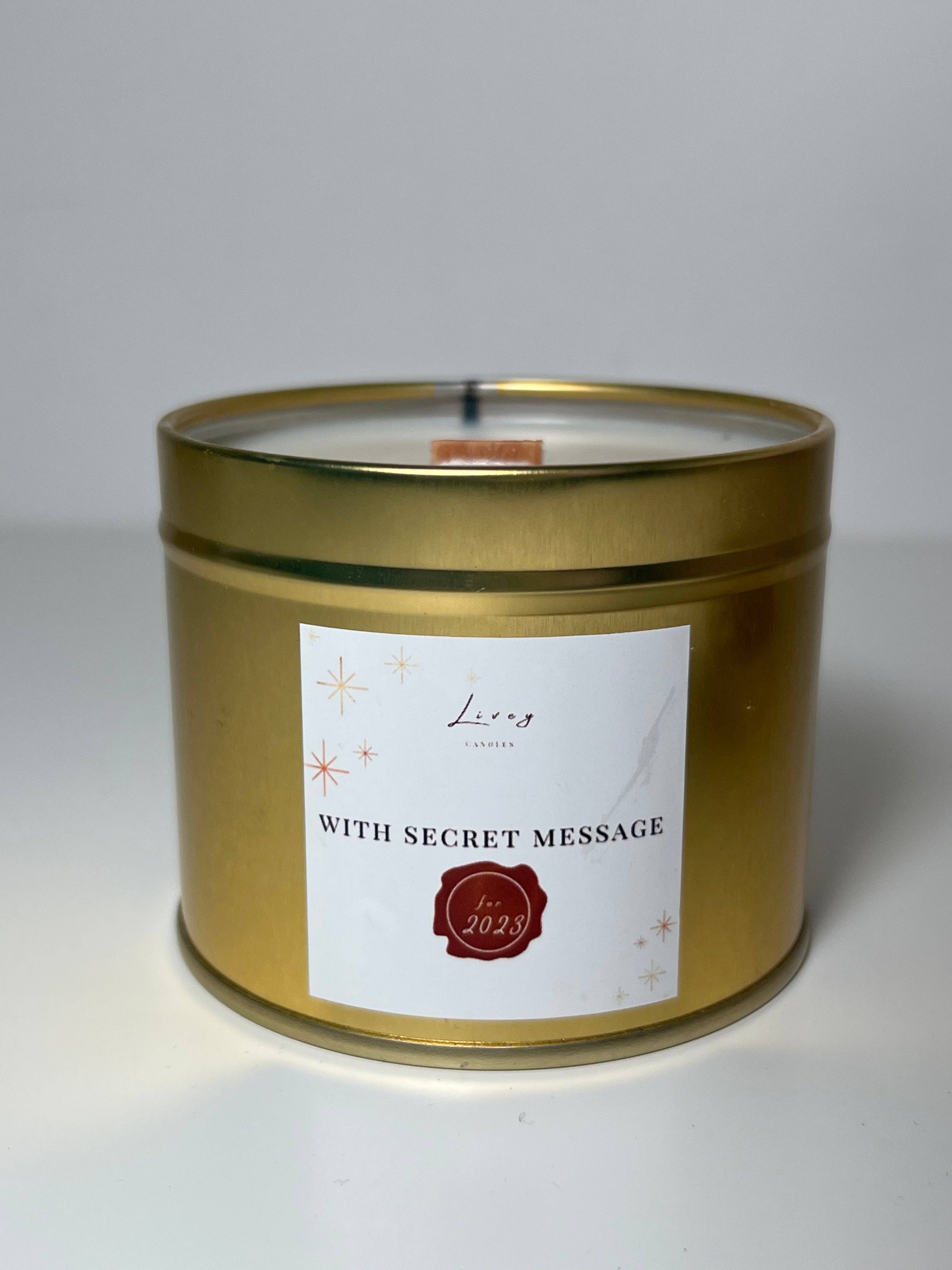 LIVEY candles - Wholesale Travel Candles - Secret Message Reveal Candle — A Surprise Inside1