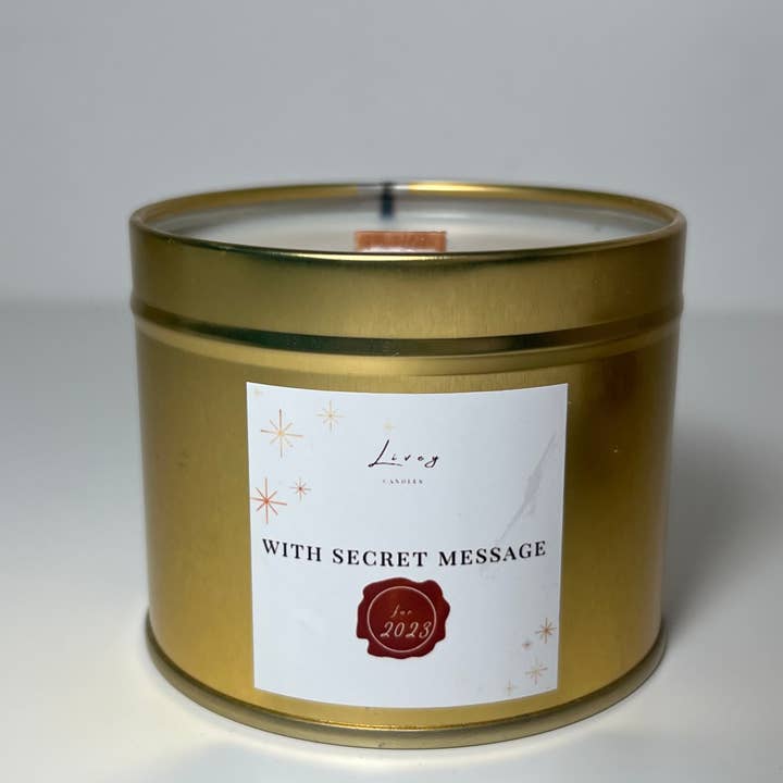 LIVEY candles - Wholesale Travel Candles - Secret Message Reveal Candle — A Surprise Inside1