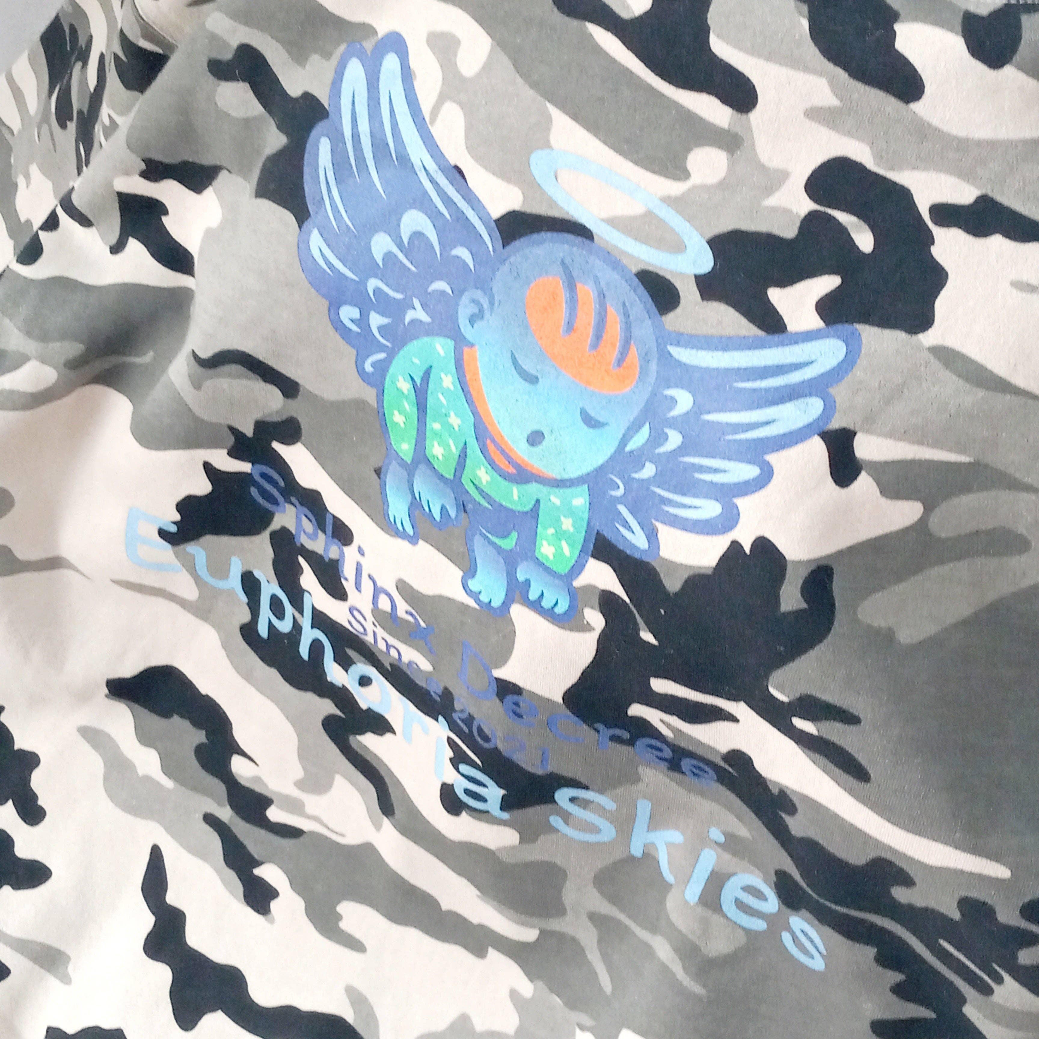 Camouflage Neige Euphoria Skies - Sweat à capuche Jungle Fantomatique 👻 en vente sur Faire5