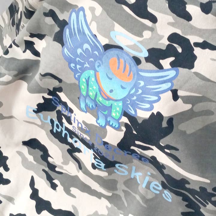 Camouflage Neige Euphoria Skies - Sweat à capuche Jungle Fantomatique 👻 en vente sur Faire5