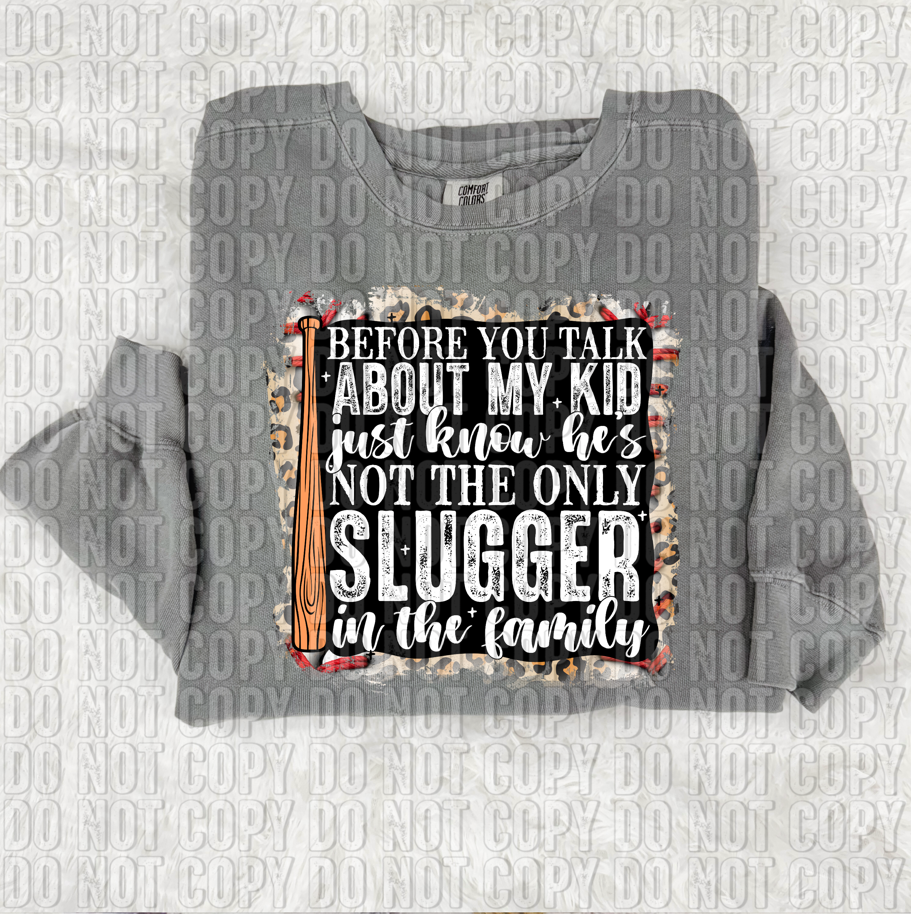 K and M Designs - Wholesale Sublimation Transfer - He's Not The Only Slugger Black DTF Transfer0