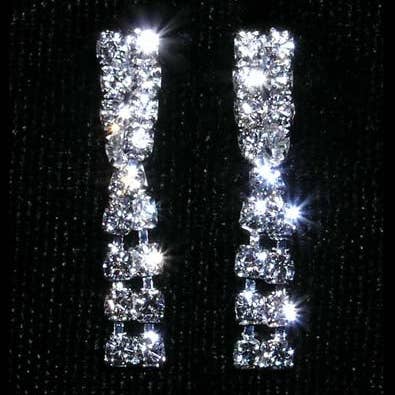 Pendientes de par trenzado #14137 para venta al por mayor de Bridal Store Jewelry