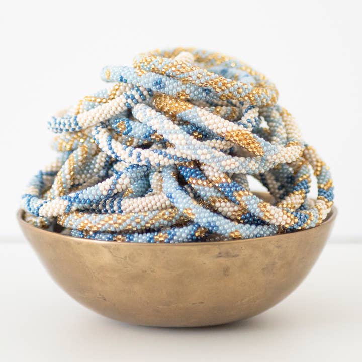 Aid Through Trade - Wholesale Jewelry Set - Roll-On® Bracelet Santorini - Set of 12