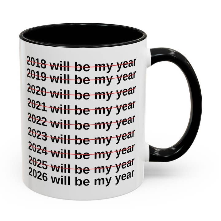 2026 blir mitt år-mugg Accent kaffemugg för wholesale av BearCrafts