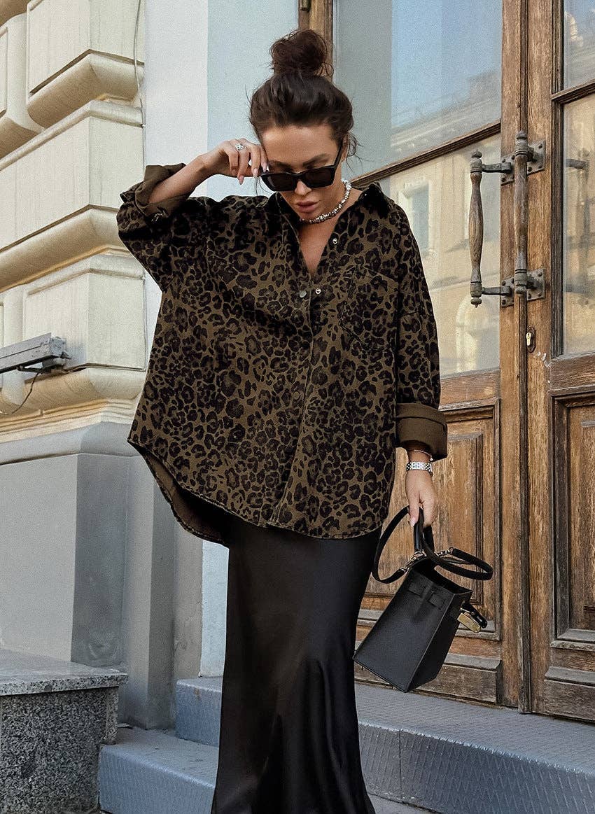 Marayn - Wholesale Jacket - Women's - Retro Leopard Print Autumns Chic Versatile British Style8