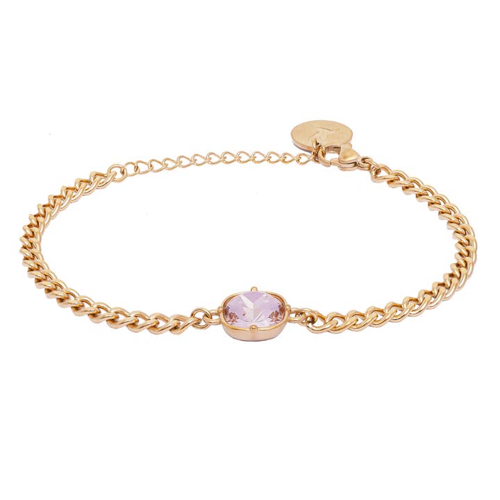 Carla Swarovski armband - Vintage Rose - 4 stuks. voor wholesale door Camilla Øhrling Jewelry