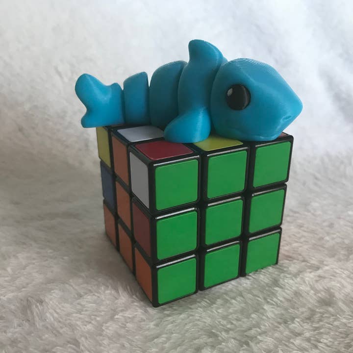 Charles Prints - Vendita all'ingrosso Giocattolo fidget - Bambini - Baby Shark/Giocattolo Fidget articolato/Stampato in 3D/Mobile4