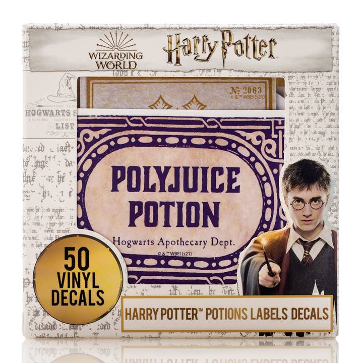 Harry Potter Potions Labels Decals (50-Pack) for wholesale by Conquest Journals