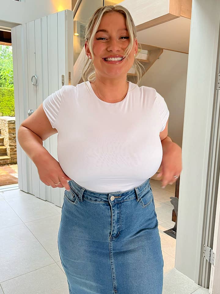 Slinky Bodysuit for wholesale by In The Style