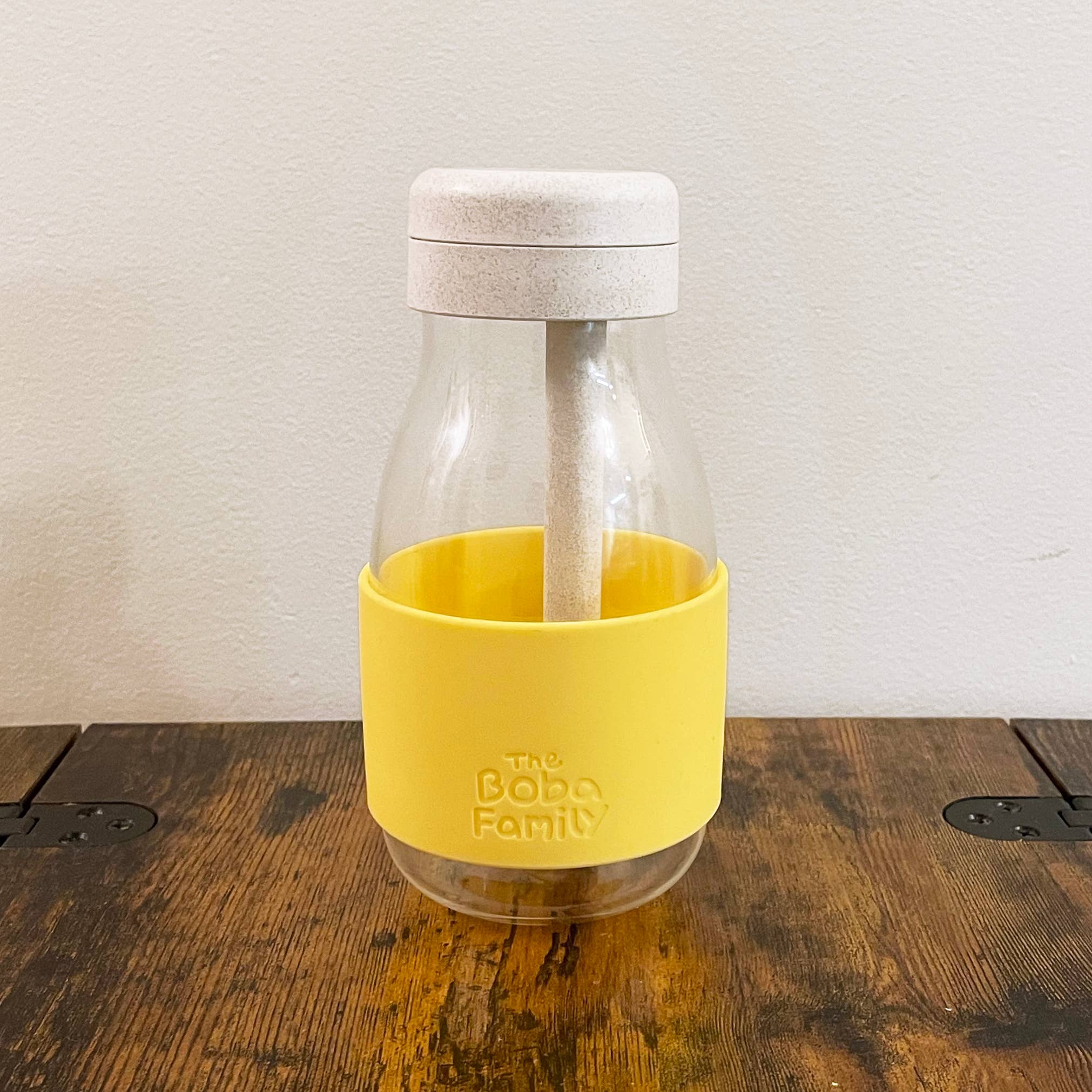 The Boba Family - Wholesale Drinking Glass/Cup - Reusable boba bottle1