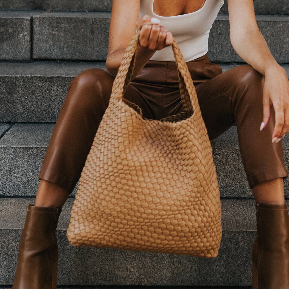 Melie Bianco - Wholesale Shoulder Bag - Women's - Johanna Moss Large Recycled Vegan Shoulder Bag8