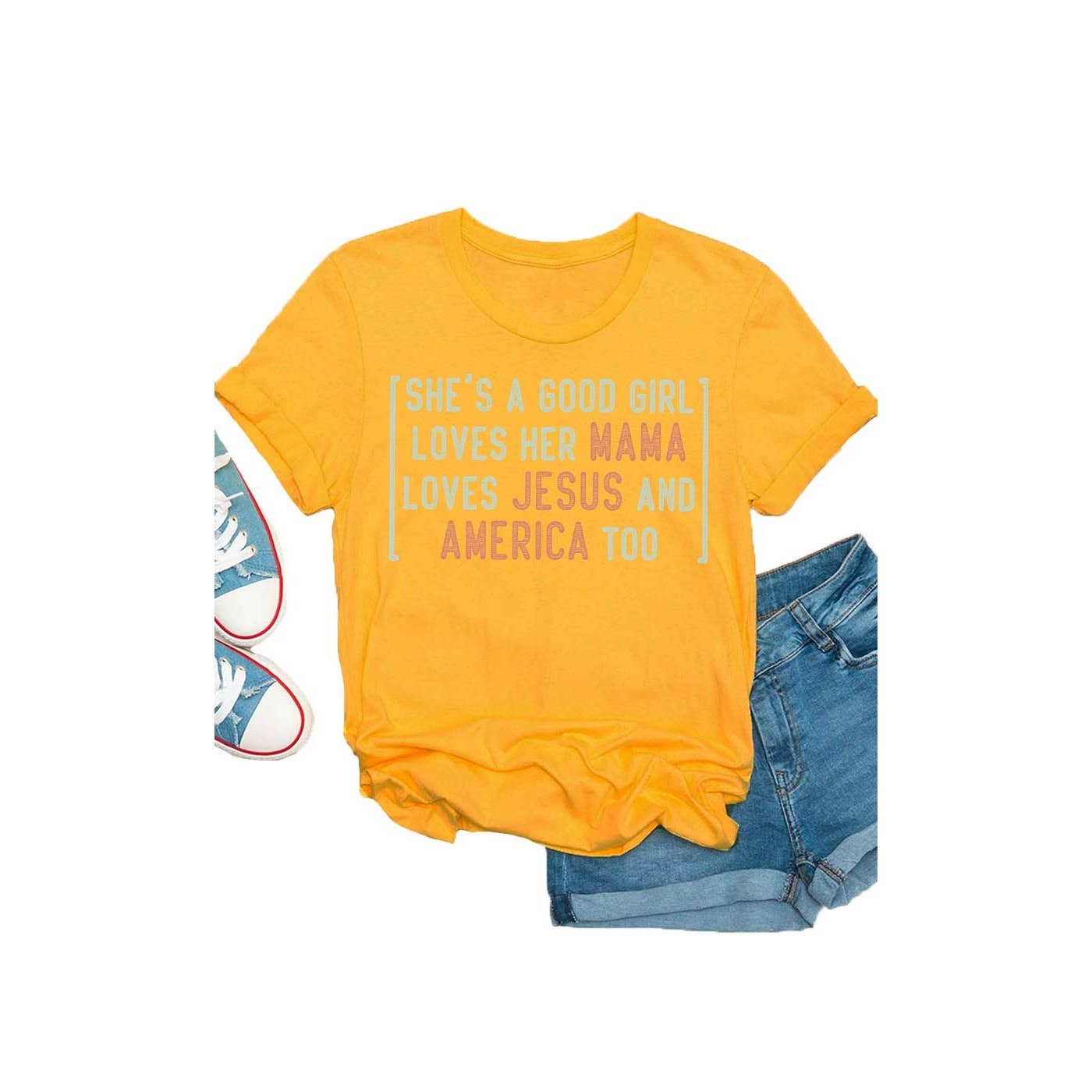 Kids By Kissed Apparel - Vente T-shirt sérigraphié – enfant - T-shirt graphique Shes a Good Girl pour enfants4
