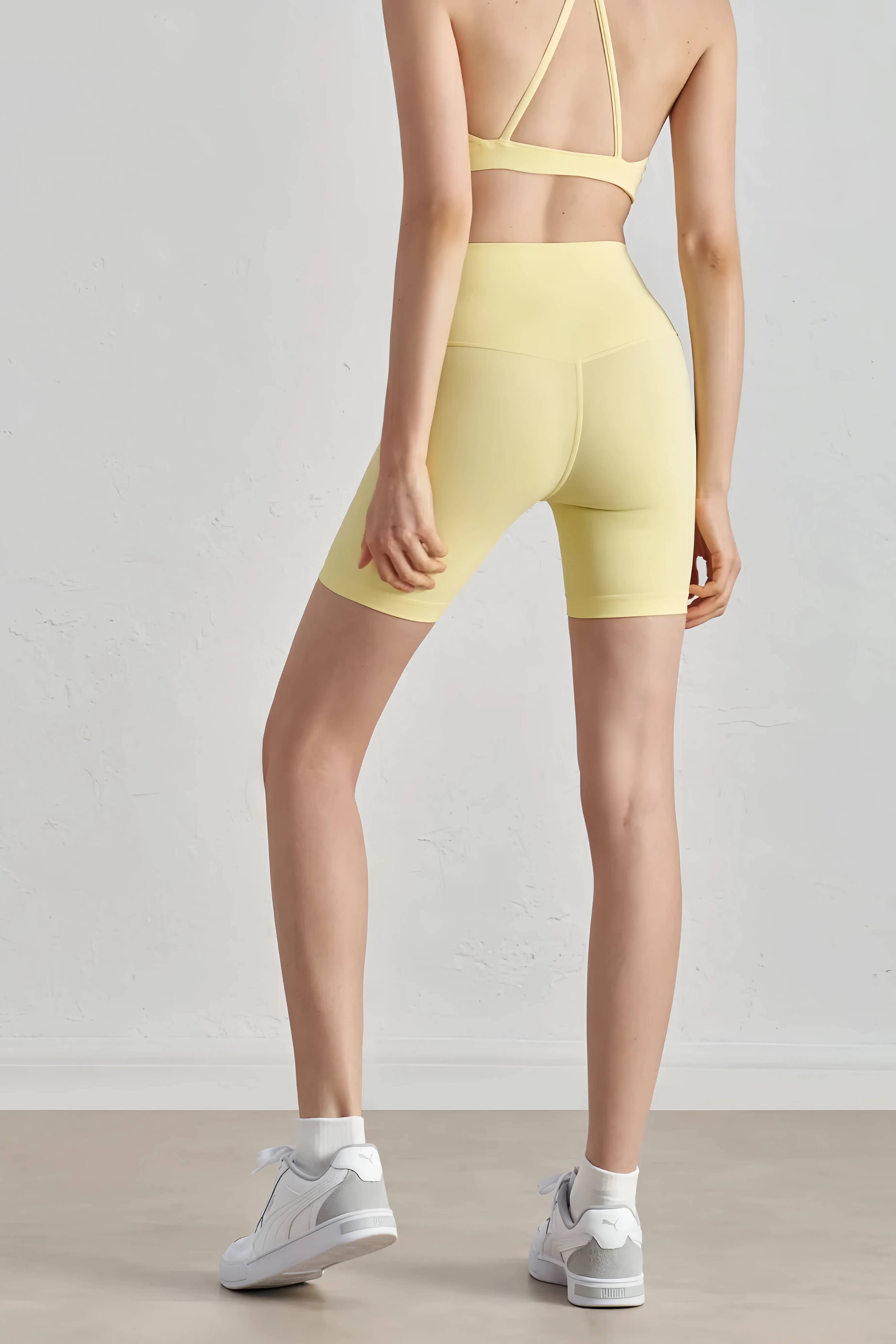91thelabel – wholesale Athletic shorts – Women's – Luna High Waist Mid-Thigh Biker Short32
