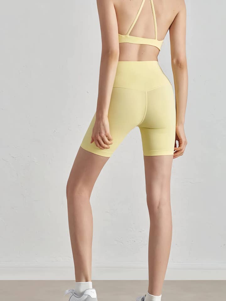 91thelabel - Wholesale Athletic Shorts - Women's - NEW Colors! Luna High Waist Mid-Thigh Biker Short 1