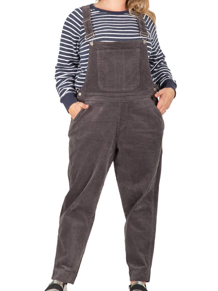 Women's Plus Size Corduroy Casual Overall for wholesale by Standards & Practices