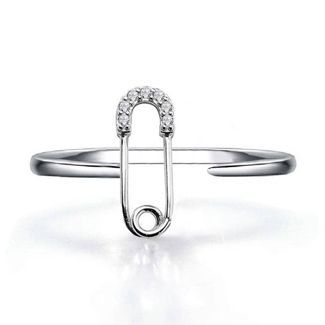 Säkerhetsnålring i silver 925 – BohemeForever för wholesale av BOHEMEFOREVER