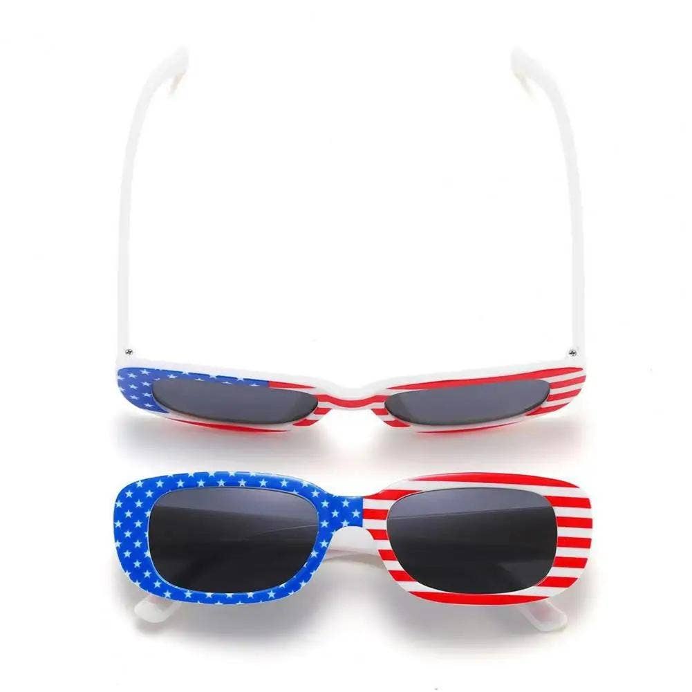 WoodWristCo - Wholesale Sunglasses - Unisex - 4th of July Accessories American Independence Day Sunglasses2