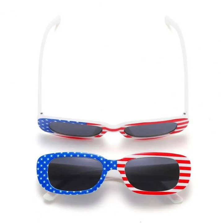 WoodWristCo - Wholesale Sunglasses - Unisex - 4th of July Accessories American Independence Day Sunglasses2