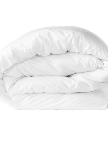 Sengelinned i bomuldspærcale, hvid for engroshandel hos SOWL