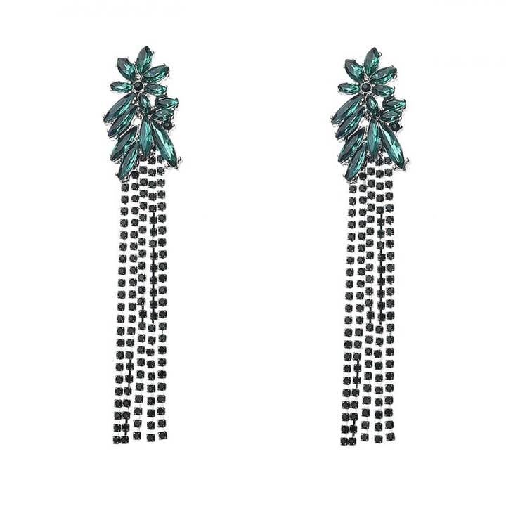 Oceanic Jewellers - Majique London – wholesale Dangle earrings – Sparkle Cascade Earring1