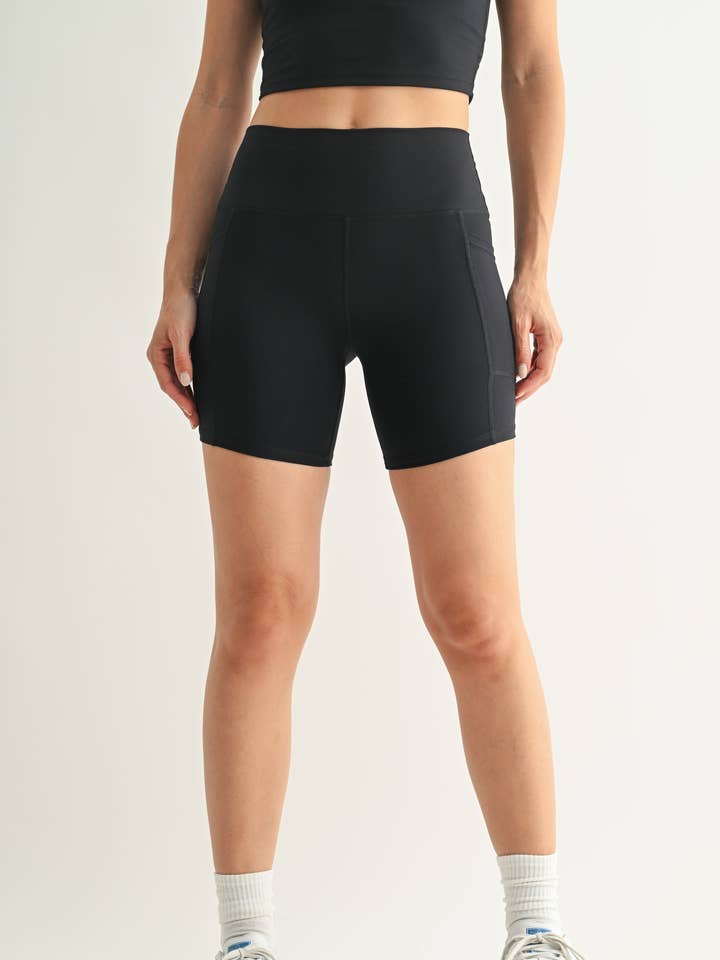 Mono B - Wholesale Athletic Shorts - Women's - Venice Cloud Light Sculpt Biker Shorts