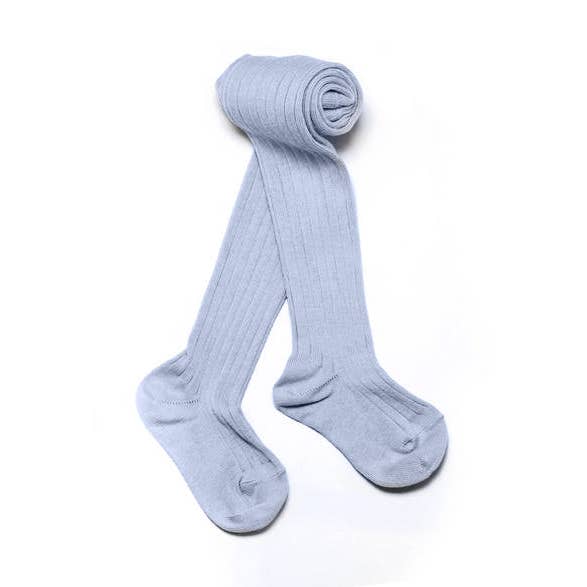 Meia-calça com nervuras Bluebell por atacado de Verity Jones London