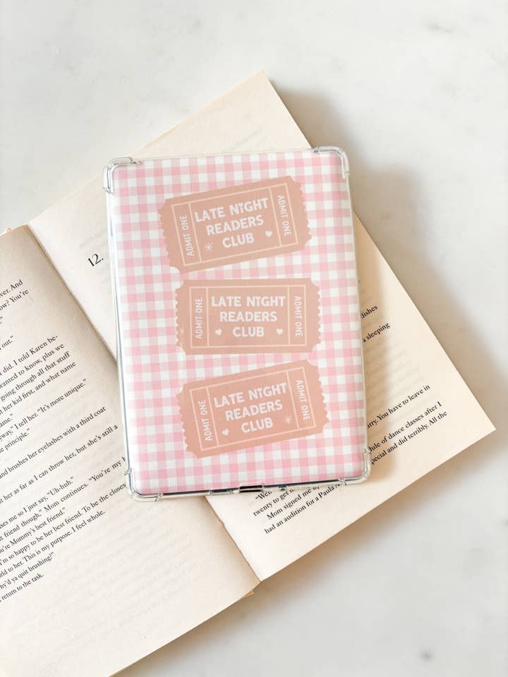 Late Night Readers Club Ereader Insert for wholesale by Fleurs on Sunday