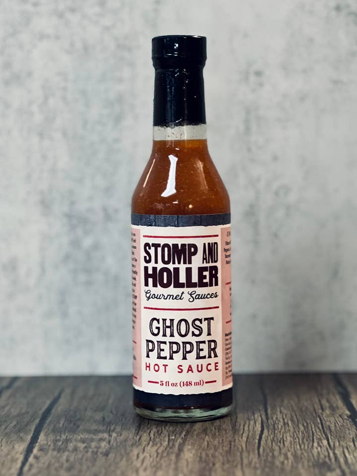 Sauce piquante au piment fantôme - 5 fl oz pour la vente par Stomp and Holler Gourmet Sauces