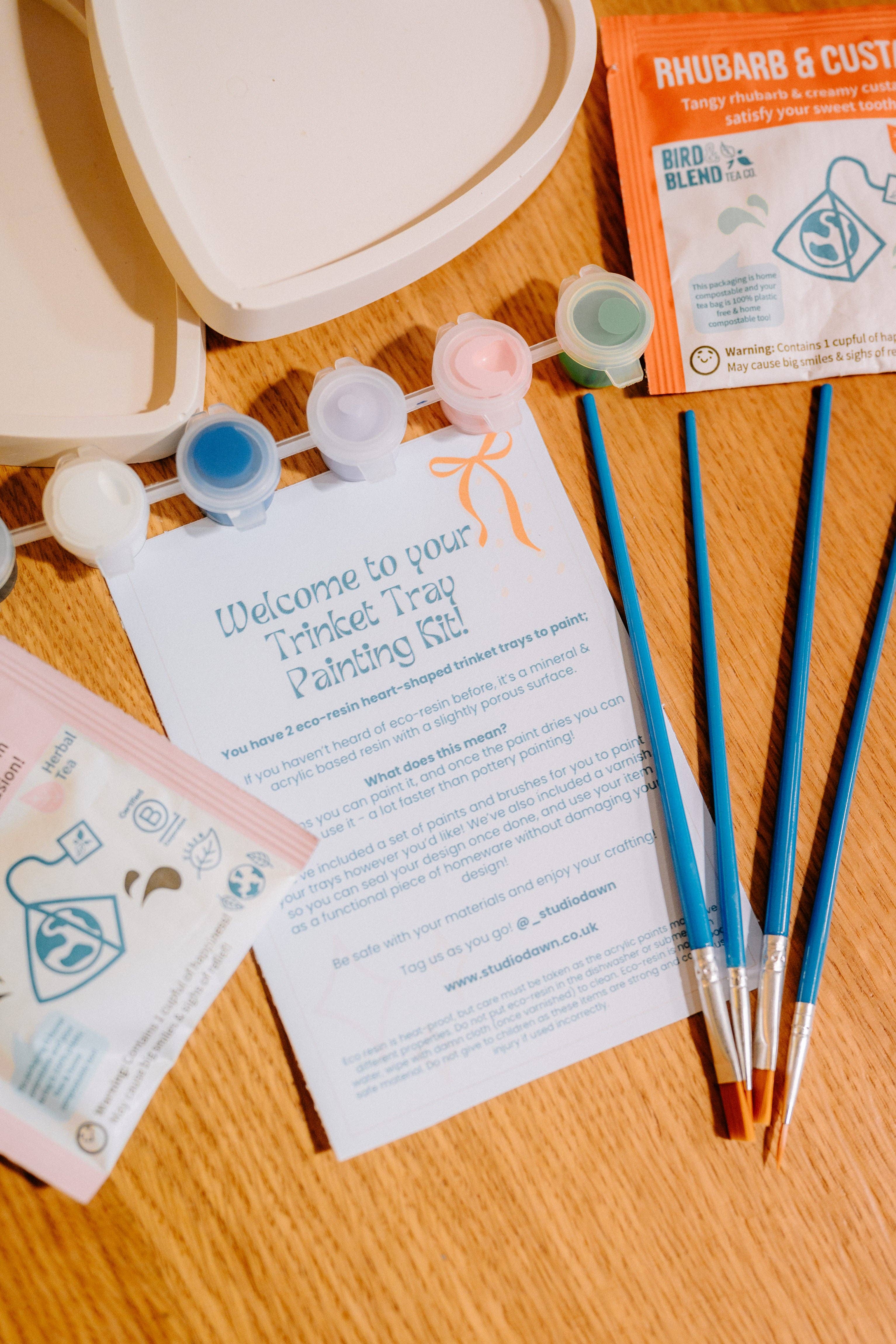 Studio Dawn - Wholesale DIY Craft Kit - Heart Trinket Tray Painting Kit2