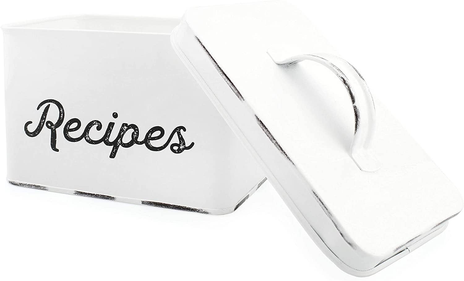 Kurated Korner - Wholesale Recipe Box - AuldHome Design Enamelware Recipe Box14