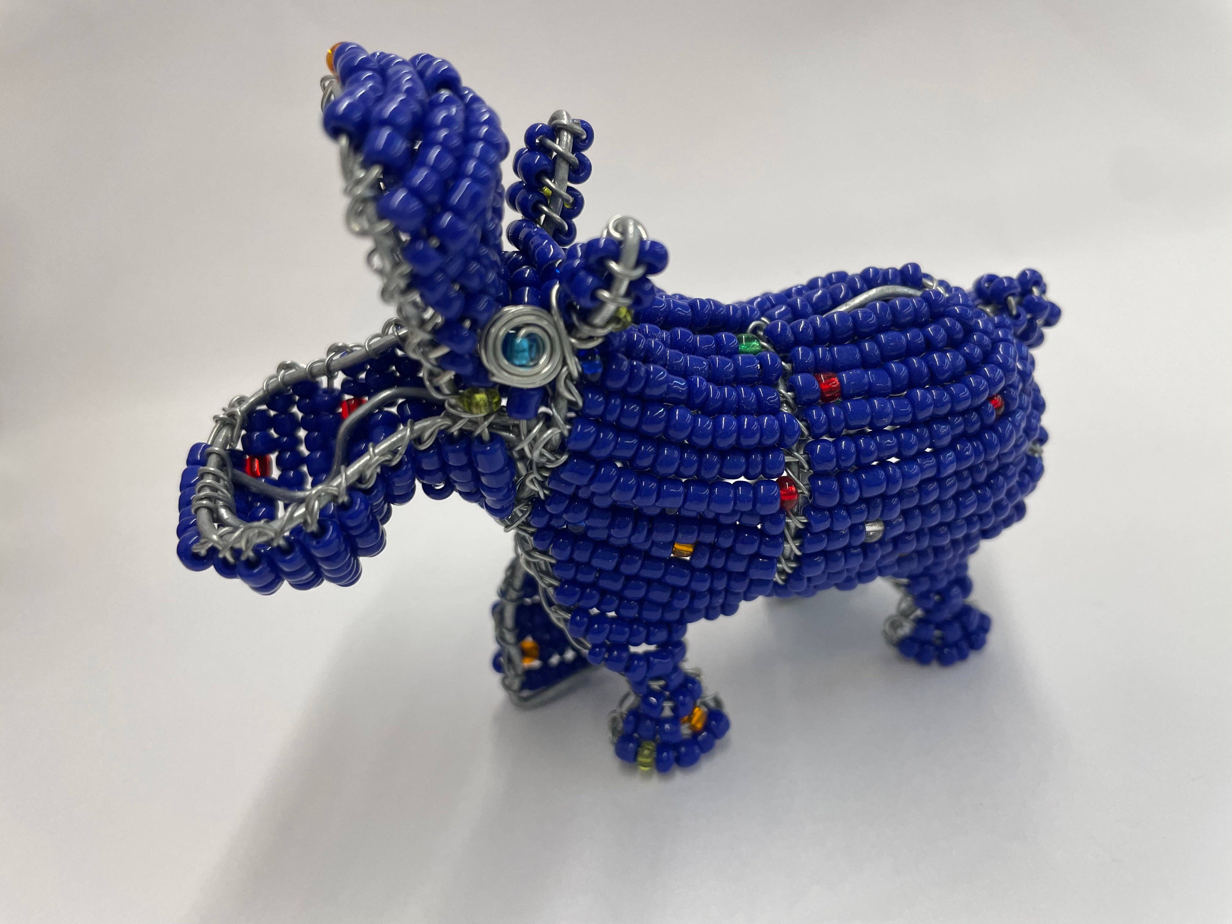 Wanderlust Global - Wholesale Decorative Figurine - Small Beaded Safari Animals2