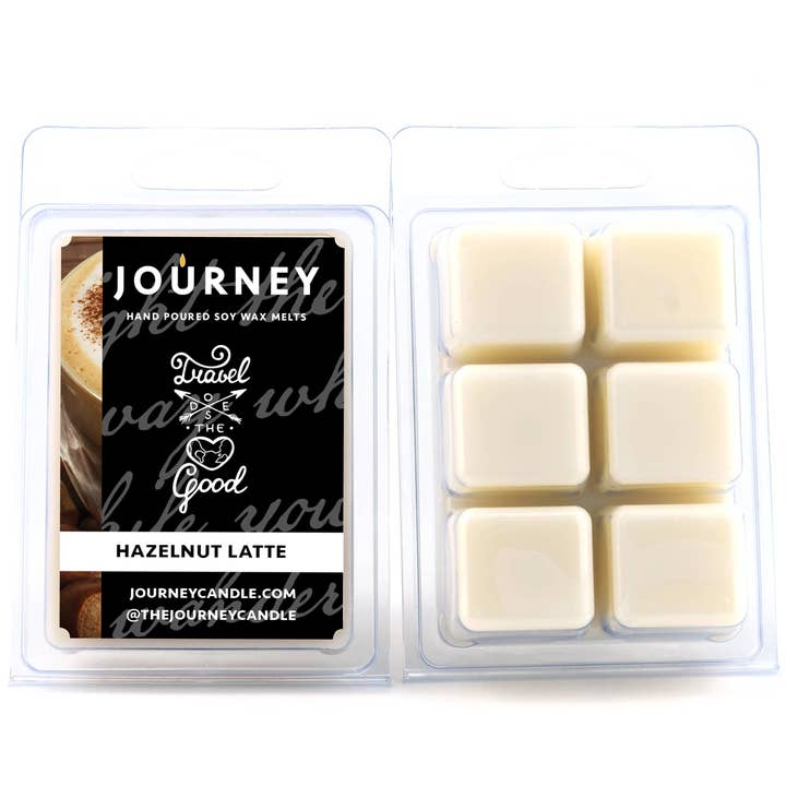 La cire de soja au lait noisette fond pour la vente par Journey Candle
