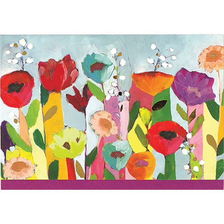 Peter Pauper Press - Wholesale Stationery/Notecard Set - Brilliant Floral Note Cards